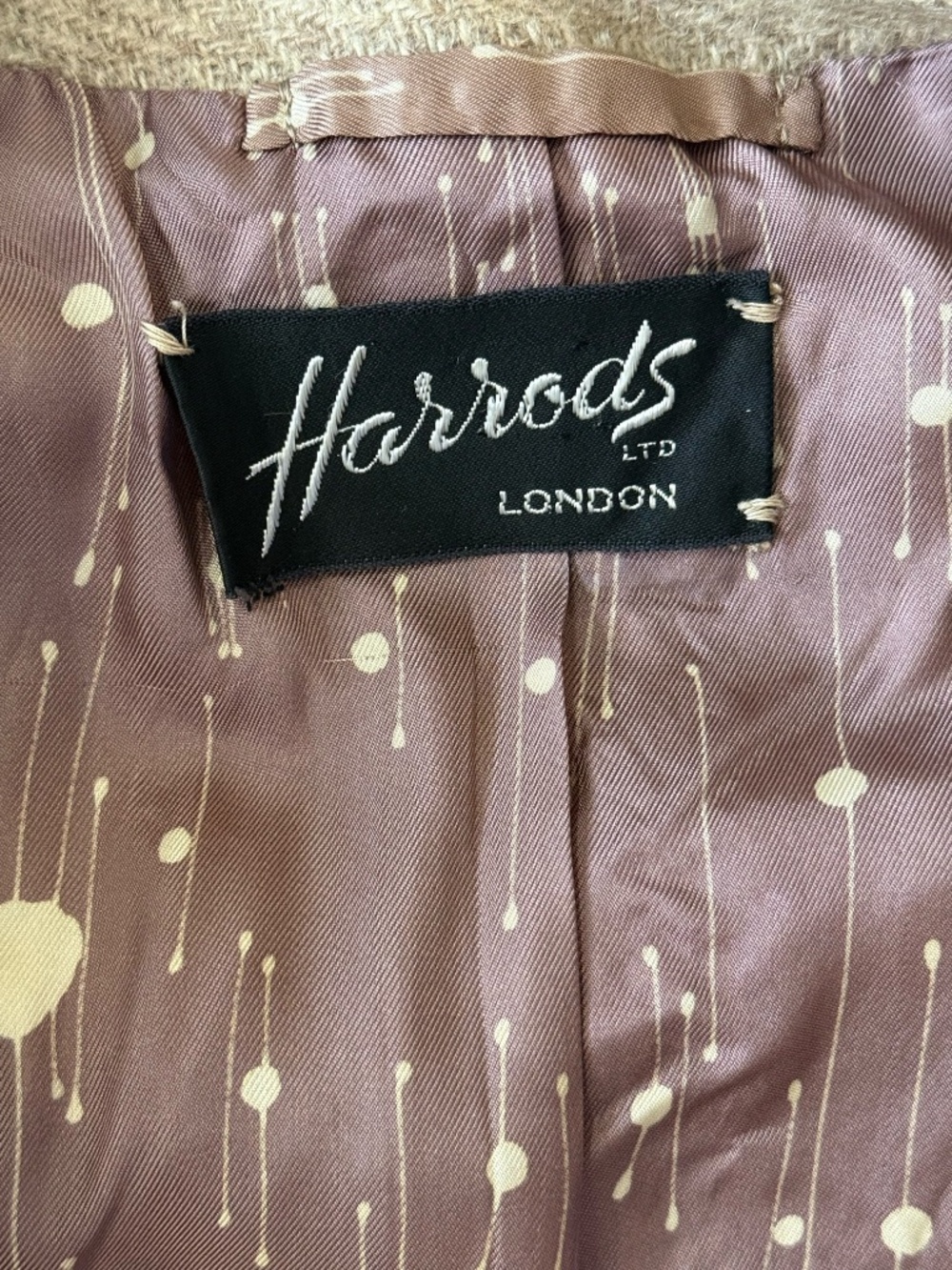 Vintage 1960s Harrods Tweed Set - Picture 5 of 8